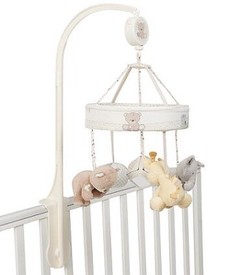teddy bear cot mobile
